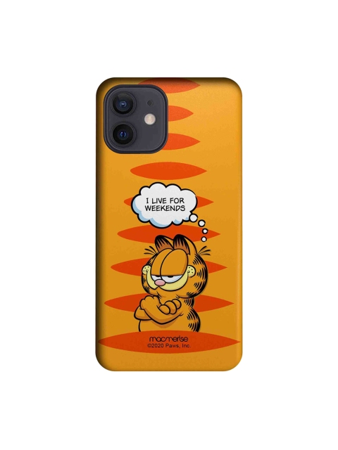 

macmerise Yellow & Orange Cartoon Characters iPhone 12 Back Case