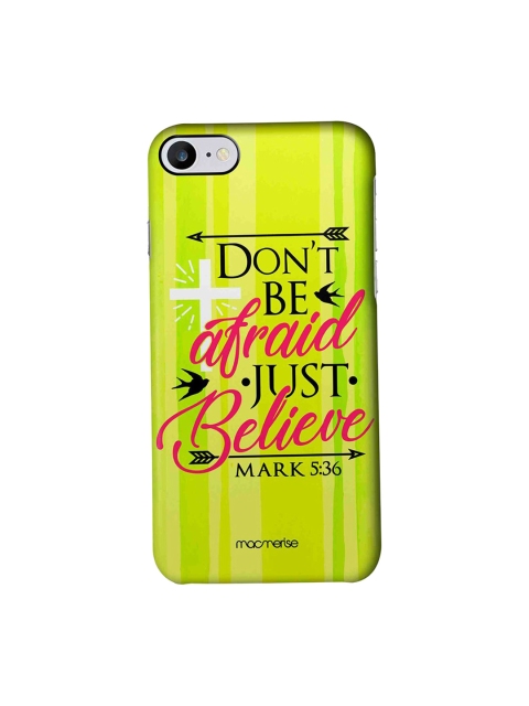 

macmerise Green & Red Just Believe iPhone 7 Mobile Back Cover