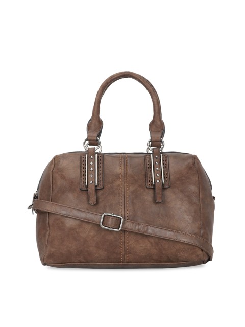 

ESBEDA Coffee Brown Printed Handheld Bag