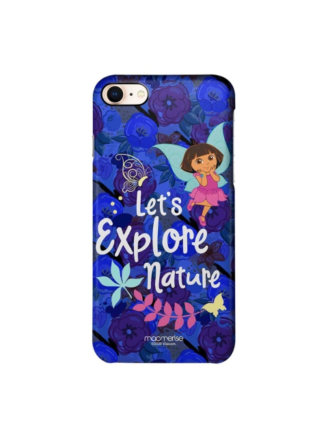 

macmerise Blue & Pink Explore With Dora iPhone 8 Back Case