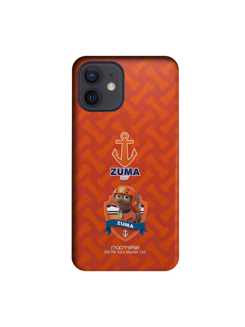 

macmerise Red & Orange Zuma Paw Patrol iPhone 12 Back Case