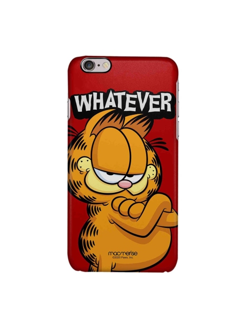 

macmerise Yellow & Red Yeah Whatever iPhone 6S Garfield Printed Back Cover