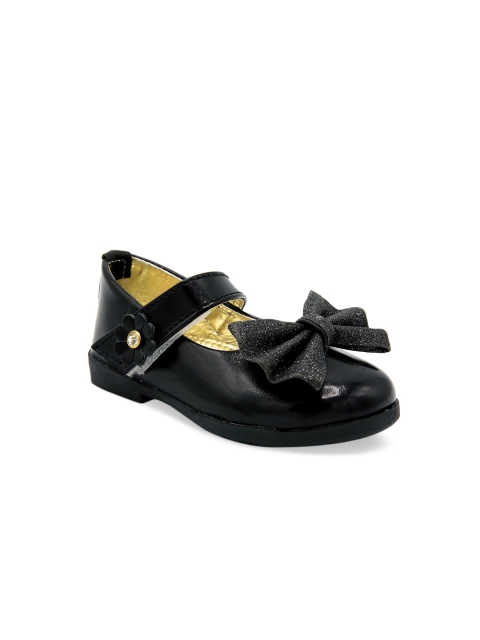 

Jazzy Juniors Girls Black Slip-On Sneakers