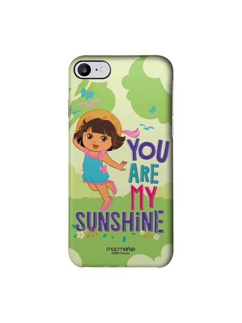 

macmerise Green & Off-White Cartoon Characters My Sunshine Dora iPhone 7 Back Case