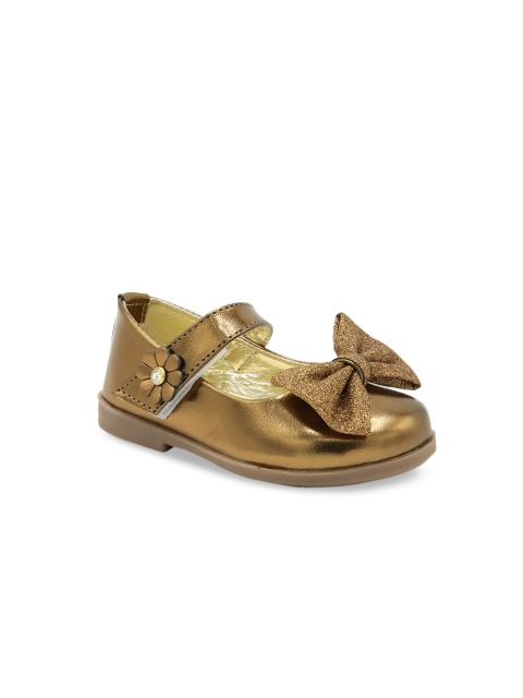 

Jazzy Juniors Girls Copper-Toned Slip-On Sneakers