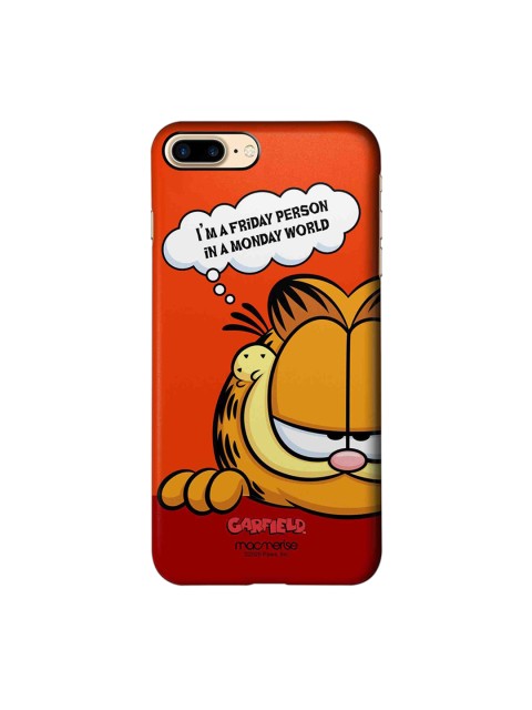 

macmerise Red & Orange Cartoon Characters Friday Garfield iPhone 7 Plus Back Case