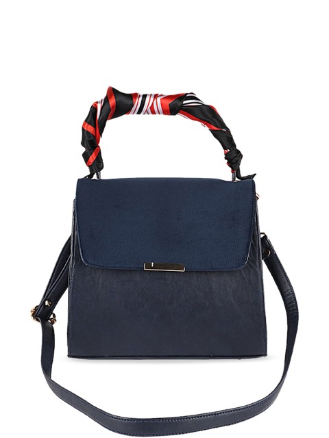 

Shoetopia Blue Solid Sling Bag