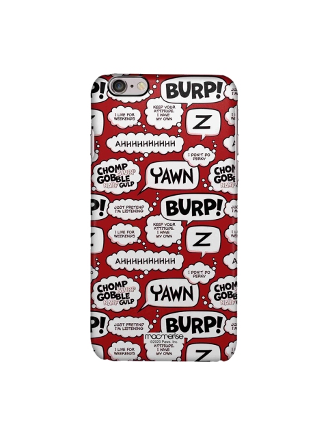 

macmerise Red & White Cartoon Characters Moods Of Garfield iPhone 6 Back Case