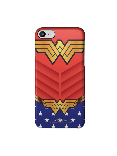 

macmerise Red & Navy Blue Suit Up Wonder Woman iPhone 7 Back Case
