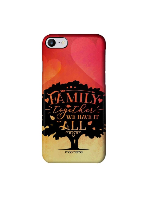 

macmerise Red & Yellow Family Is All iPhone 7 Macmerise Illustrations Printed Back Cover