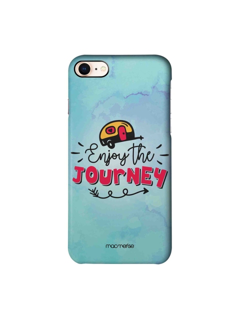 

macmerise Blue & Pink Enjoy The Journey Printed iPhone 8 Back Case