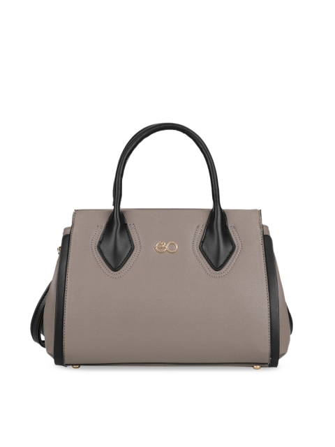 

E2O Grey & Grey Solid Handheld Bag