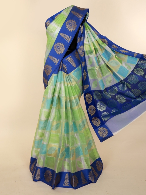 

Pothys Multicoloured Checked Saree, Multi