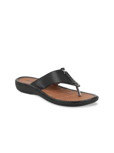 

Bata Women Black Solid Sandals