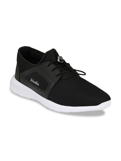 

HIROLAS Men Black Running Sports Shoes
