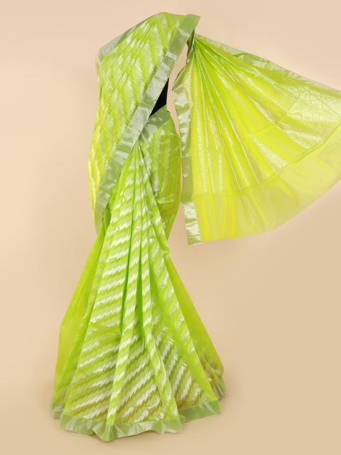 

Pothys Green Woven Design Silk Cotton Saree