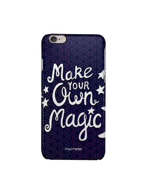 

macmerise Navy Blue & White Typography Make Your Magic iPhone 6S Back case