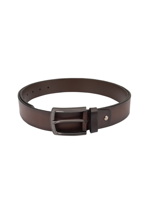 

Da Milano Men Brown Solid Leather Belt
