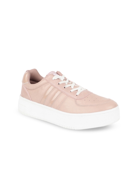 

North Star Women Pink Solid Sneakers