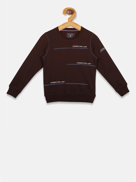 

Monte Carlo Boys Purple Printed Sweatshirt
