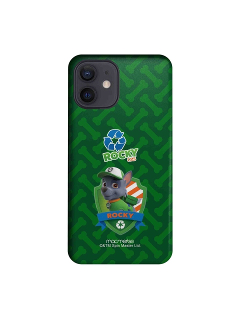 

macmerise Green & Blue Cartoon Characters iPhone 12 Back Case