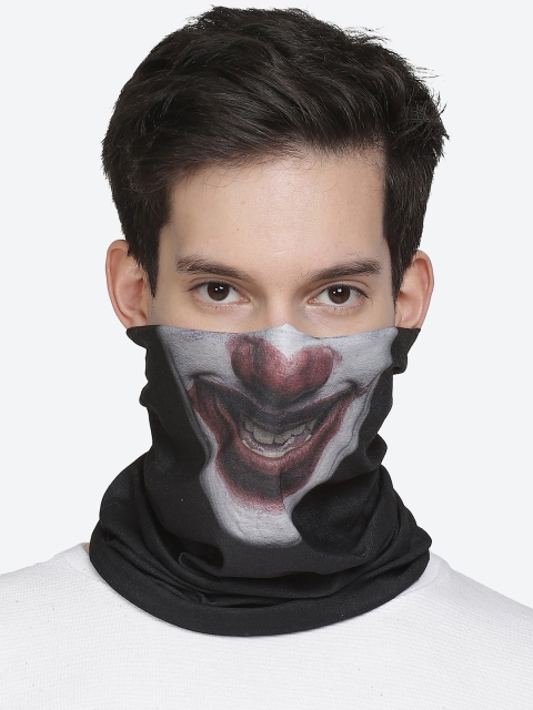 

Free Authority Men Black & White Joker Printed Neck Gaiter