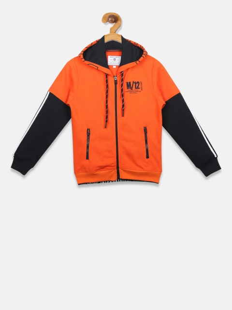 

Monte Carlo Boys Orange Printed Sweatshirt