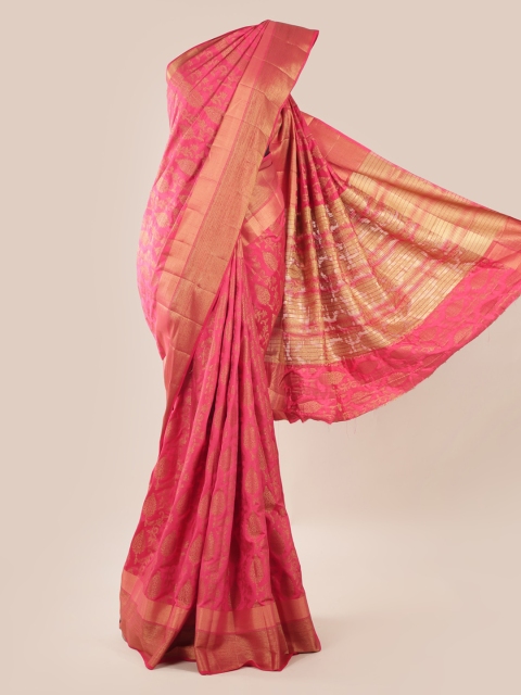

Pothys Pink Woven Design Saree