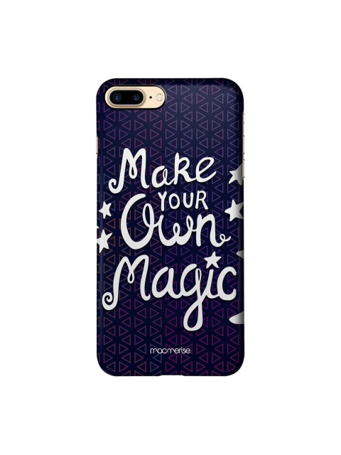 

macmerise Navy Blue & White Make Your Magic iPhone 7 Plus Macmerise Illustrations Printed Back Cover