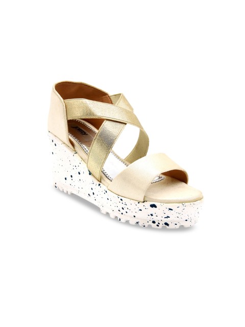 

Jazzy Juniors Girls Beige Solid Wedges