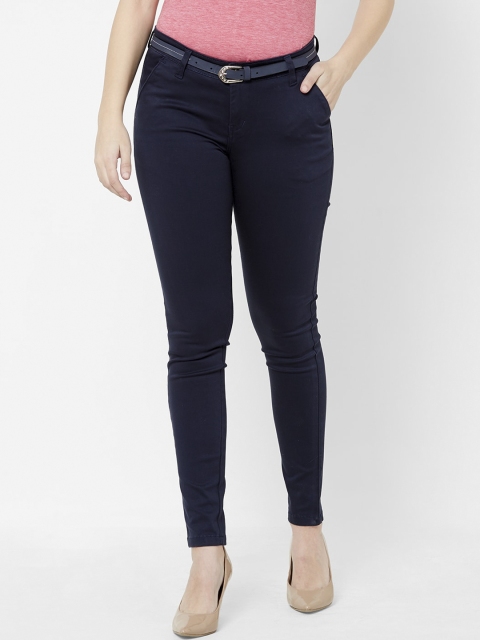 

Juliet Women Navy Blue Slim Fit Mid-Rise Clean Look Jeans