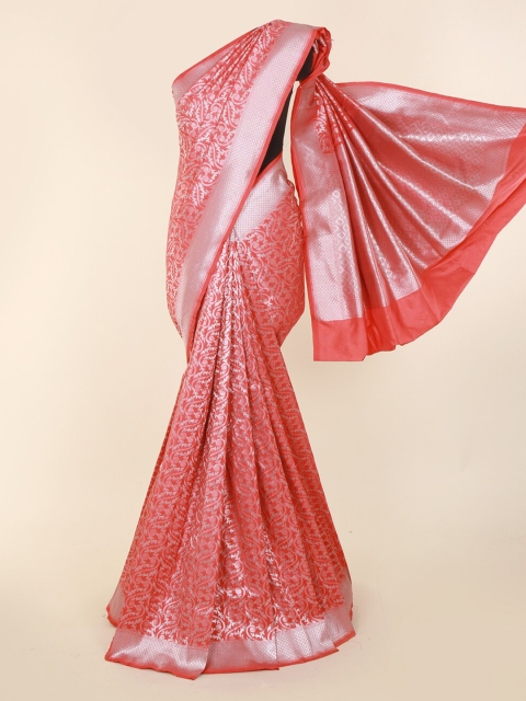 

Pothys Peach-Coloured Art Silk Woven Design Banarasi Saree