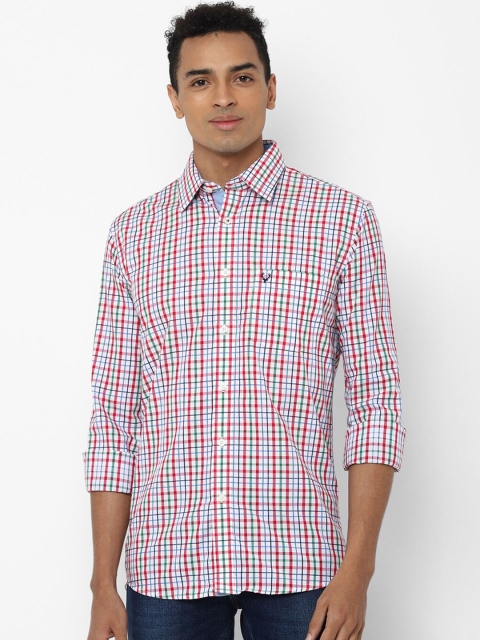 

Allen Solly Men Multicoloured Slim Fit Checked Casual Shirt, Multi