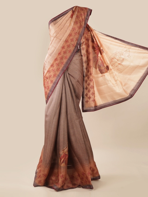 

Pothys Brown Woven Design Saree