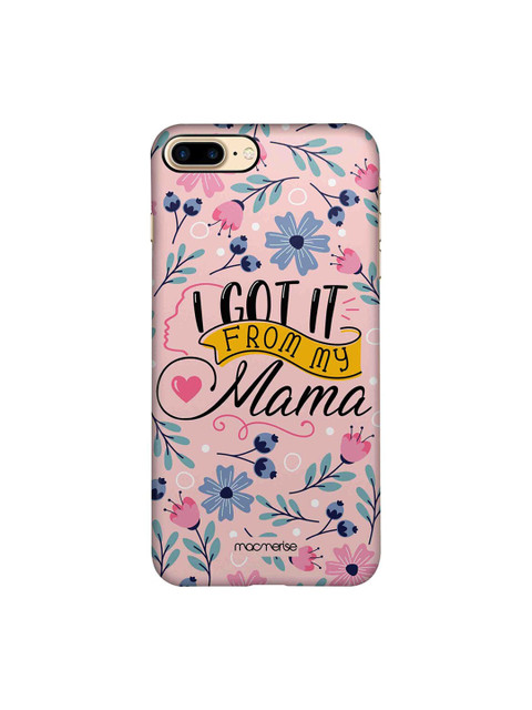 

macmerise Pink & Blue Macmerise Illustrations From My Mama iPhone 8 Plus Back Case