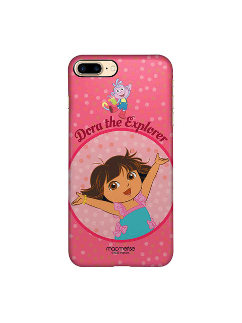 

macmerise Pink & Blue Joyful Dora iPhone 8 Plus Back Case