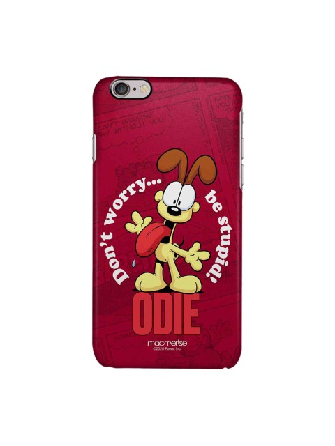 

macmerise Pink & Yellow Odie Dont Worry iPhone 6S Back Case