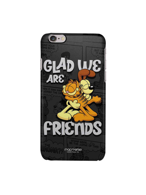 

macmerise Grey & Yellow Garfield Friendly Catdog iPhone 6S Back Case