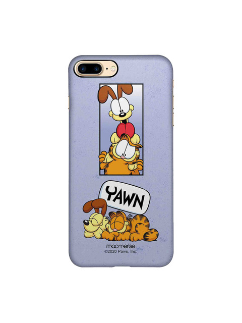 

macmerise Blue & Orange Cartoon Characters Garfield Bff For Life iPhone 8 Plus Back Case