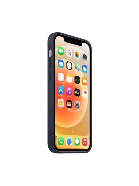 

TREEMODA Blue Solid Silicone iPhone 12/12 Pro Back Case