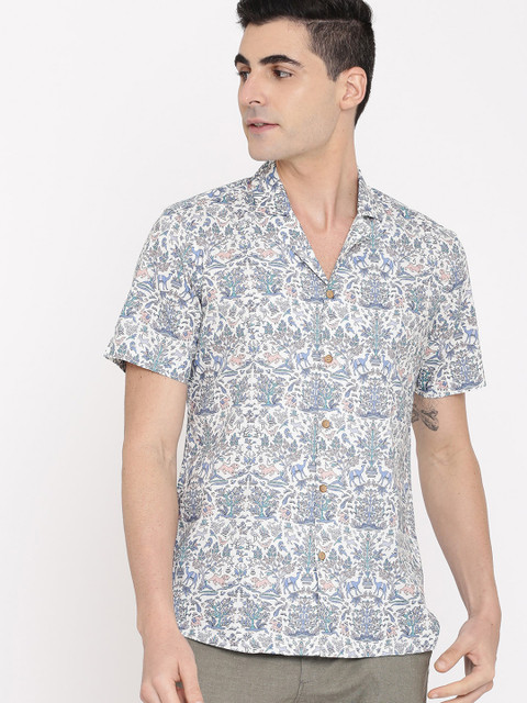 

True Blue Men Multicoloured Regular Fit Printed Casual Shirt, Multi