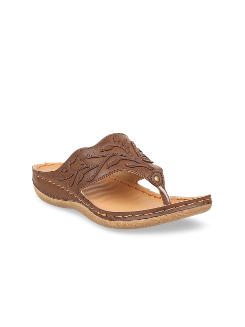 

Inblu Women Brown Woven Design Wedges