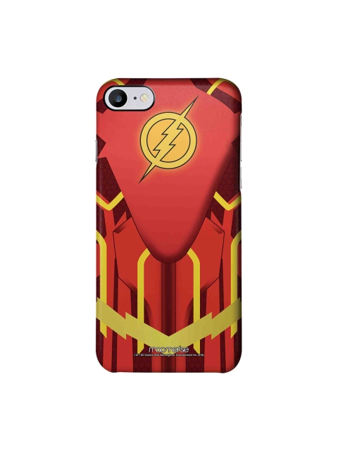 

macmerise Unisex Red & Yellow Suit up Flash iPhone 7 Back Cover