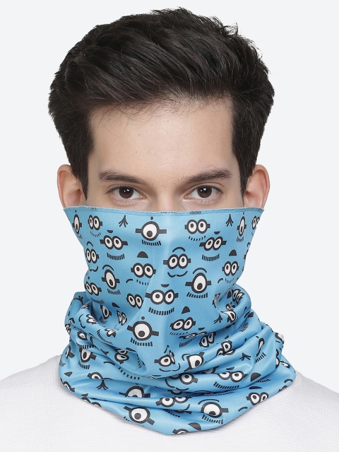 

Free Authority Men Blue & Black Minions Printed Neck Gaiter