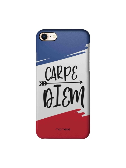 

macmerise Blue & Red Carpe Diem iPhone 8 Back Cover