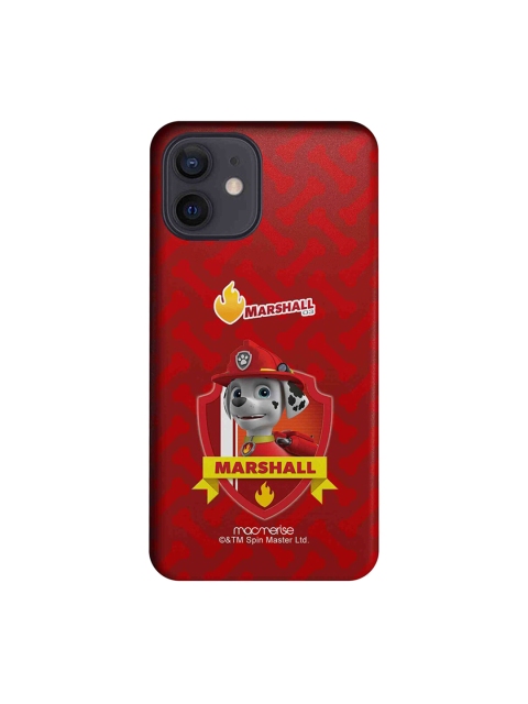

macmerise Red & Yellow Marshall Paw Patrol iPhone 12 Paw Patrol Printed Back Cover