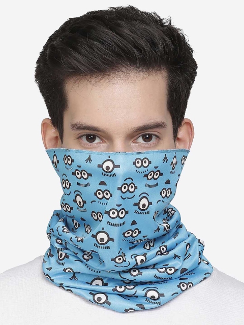 

Free Authority Minions Printed Navy color Unisex Neck gaiter, Blue