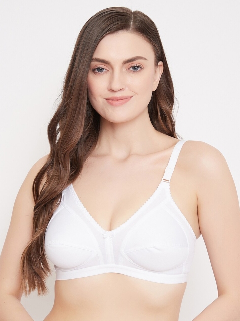 

Klassik Women White Solid Non-Wired Non-Padded Everyday Bra KLWHTK2