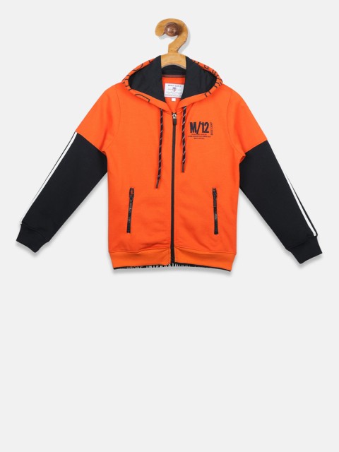 

Monte Carlo Boys Orange Solid Sweatshirt