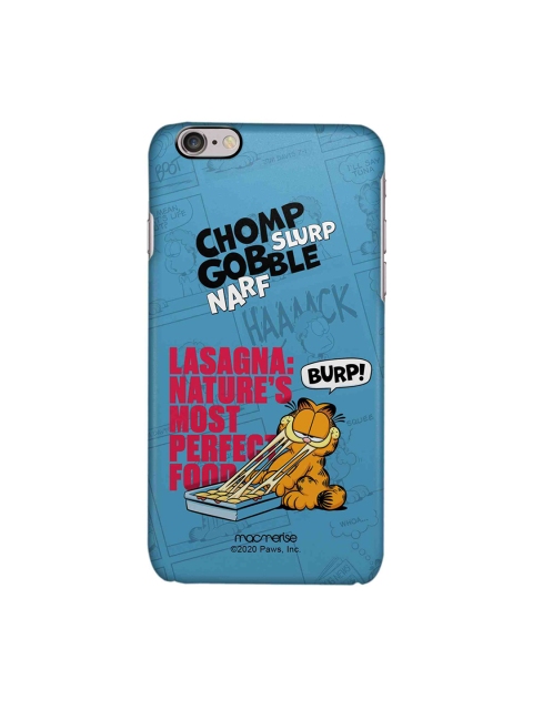 

macmerise Blue & Black Perfect Food iPhone 6S Garfield Printed Back Cover
